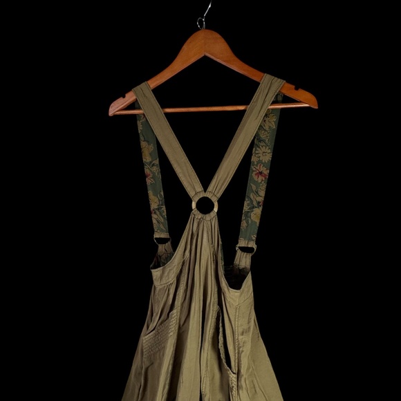 Anthropologie Pilcro Women's Utility Suspender Cross Strap Apron Skirt Sz XS - Picture 4 of 10